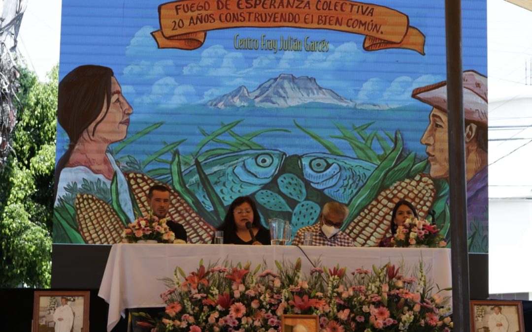 Conmemora Centro Fray Julián Garcés 20 años de camino en la defensa de los derechos humanos y el bien común