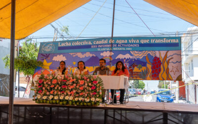 XXII Informe de actividades “Lucha colectiva, caudal de agua viva que transforma”