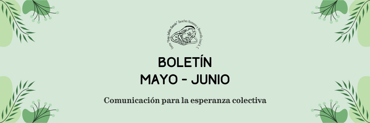 Boletín bimestral de actividades mayo-junio 2024 CFJG