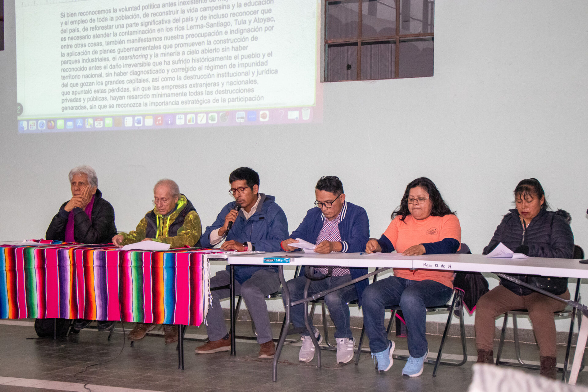 Rueda de prensa Primer Encuentro de la Red Nacional de Pueblos Envenenados en Resistencia
