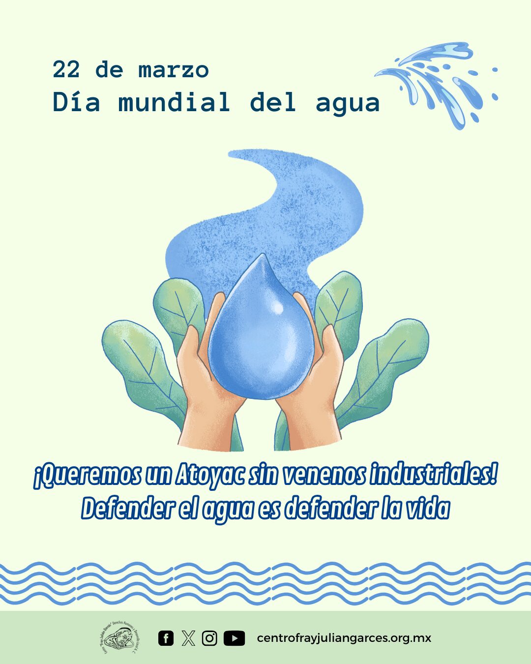 Día Mundial del Agua 2025. CFJG