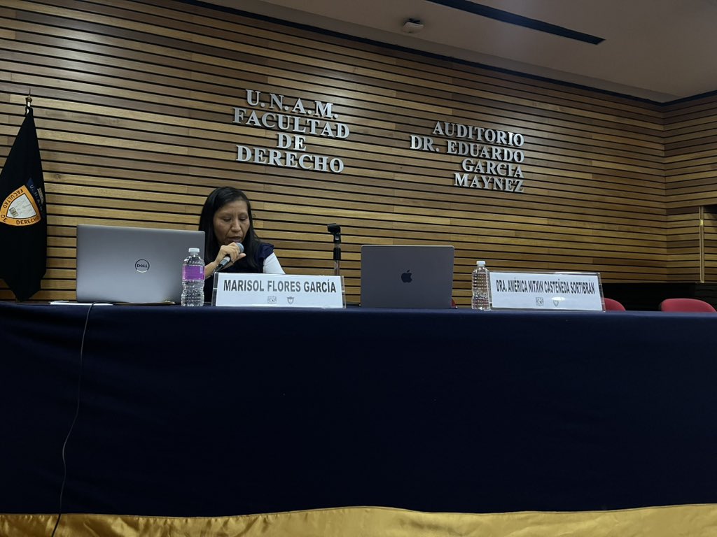 Marisol Flores Garcia, directora del CFJG en el Seminario Investigación e Incidencia Transdisciplinaria “Justicia socioambiental”