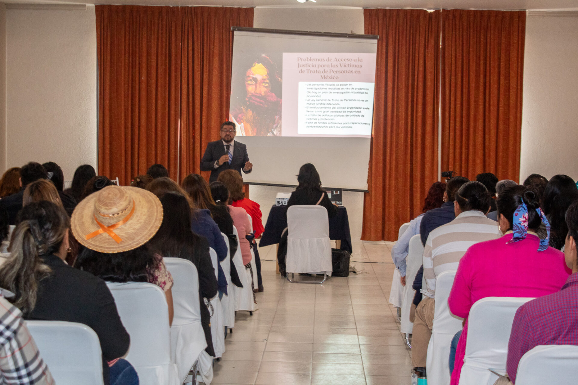 Foro A 25 años de la aprobación del protocolo de Palermo retos y pendientes de la trata de mujeres y niñas con fines de explotación sexual en Tlaxcala