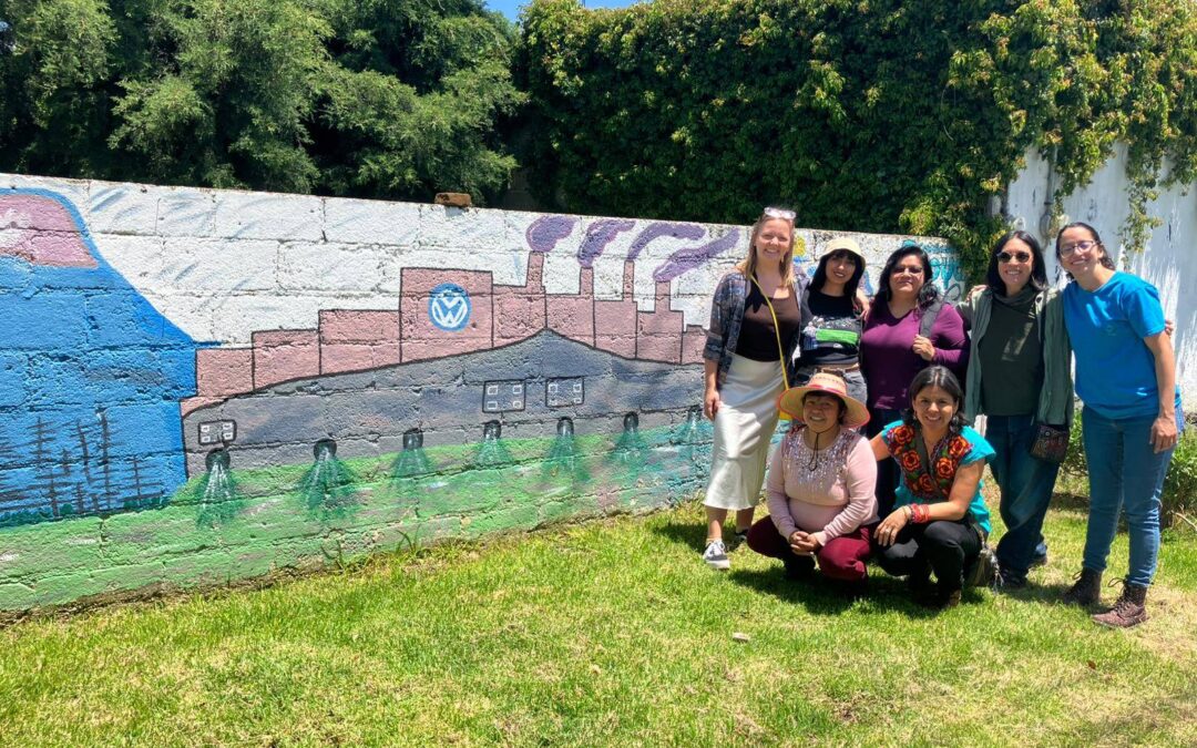 Helena Raspe, de la agencia alemana Misereor, se reunió con integrantes del Centro Fray Julián Garcés, la Coordinadora por un Atoyac con Vida y el equipo de investigación